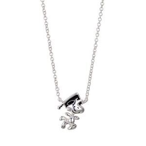Unwritten Peanuts Silver Plated Woodstock Graduation Pendant Necklace New